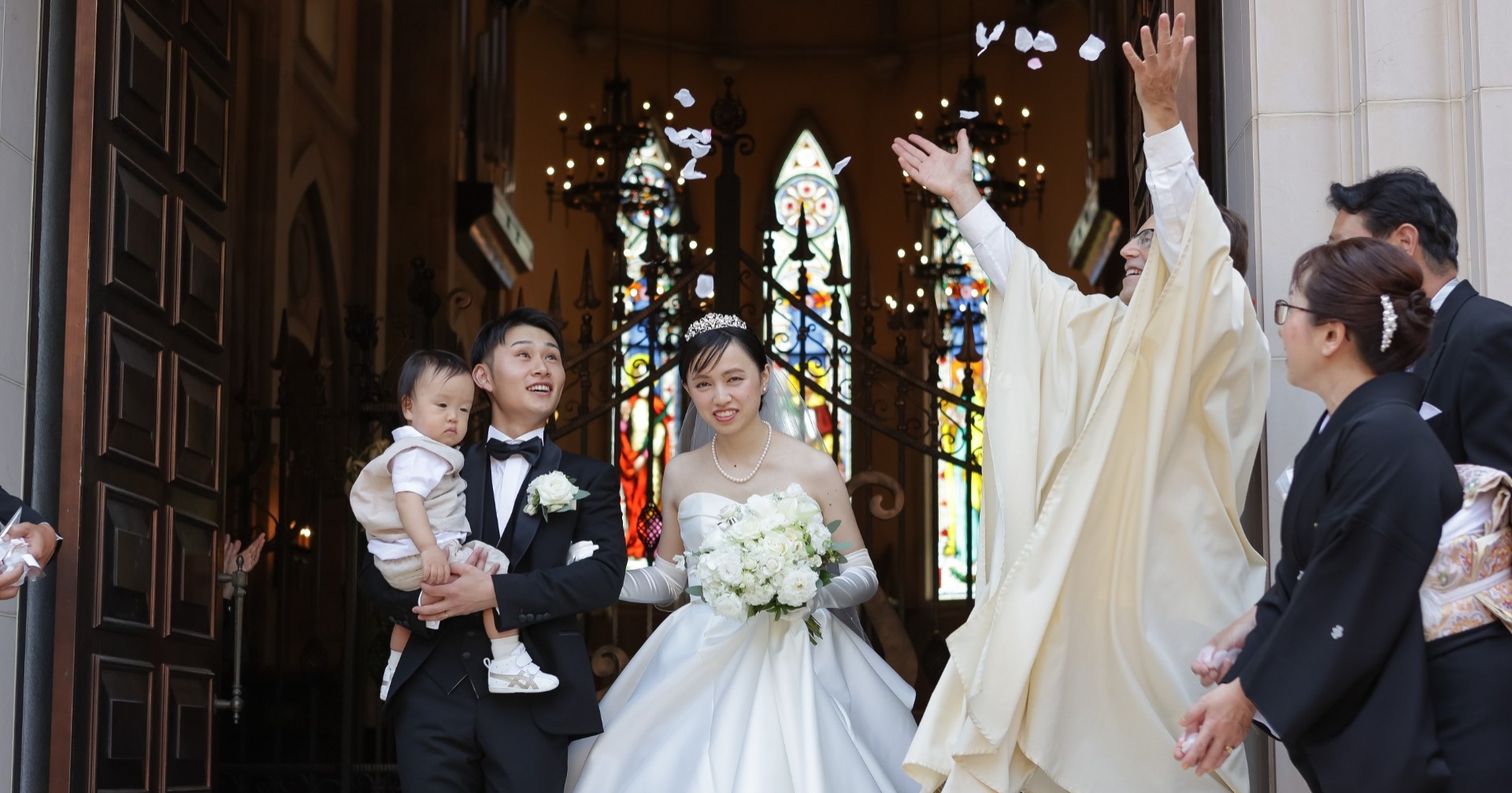 子どもと一緒の結婚式
